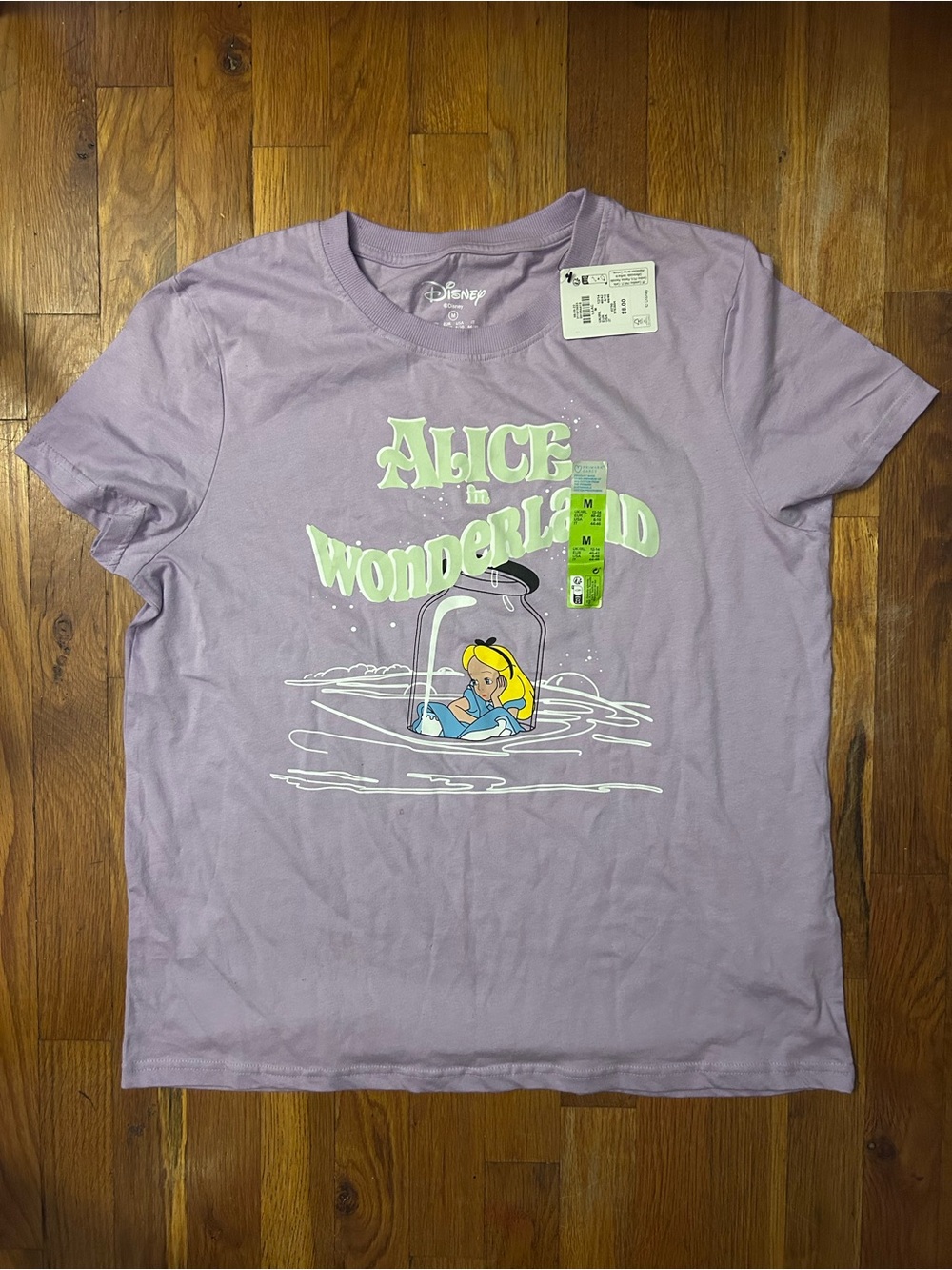 Disney Lavender Alice in Wonderland Graphic Tee